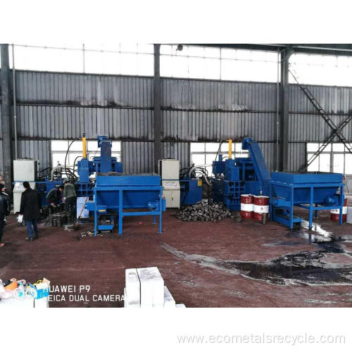 Steel Shavings Recycling Briquetting Machine System Maker
